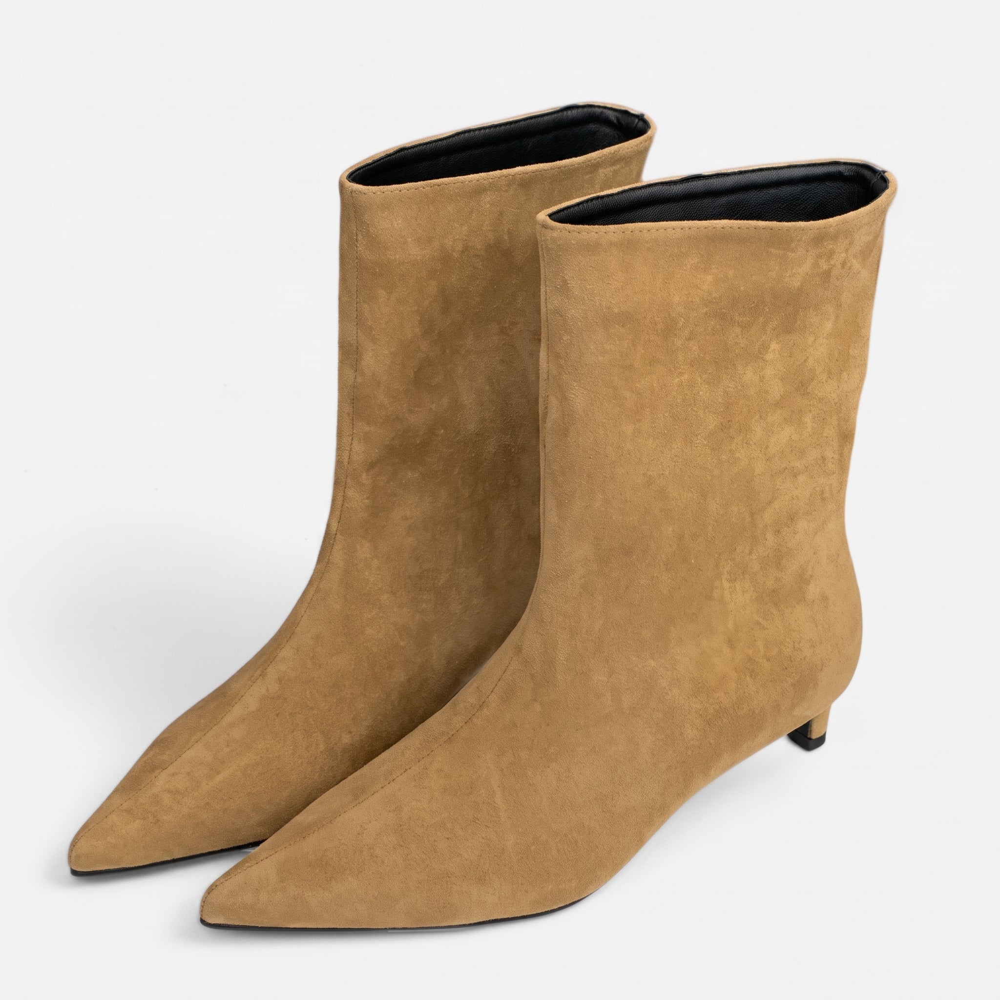 Botki damskie | Szpiczasty nos, niski obcas | Elegancki styl