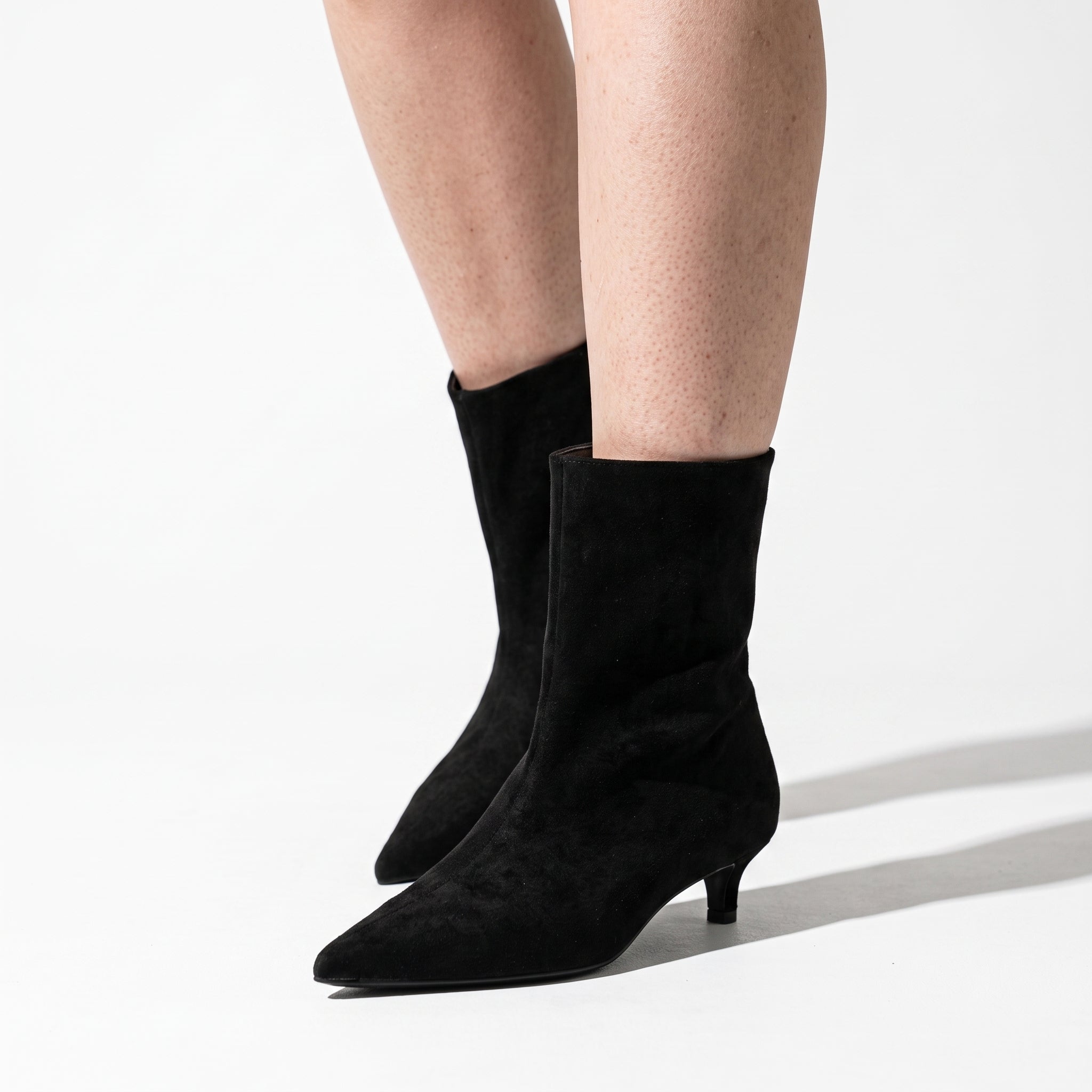 Botki damskie | Szpiczasty nos, niski obcas | Elegancki styl