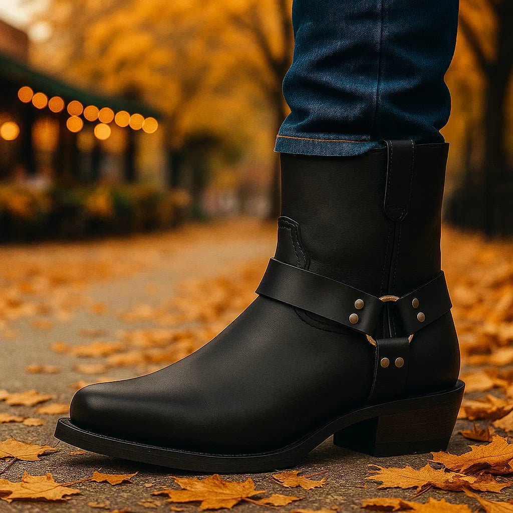 Andrew - Kowbojskie Botki Western - Komfort i Wytrzymałość - vivano - warszawa