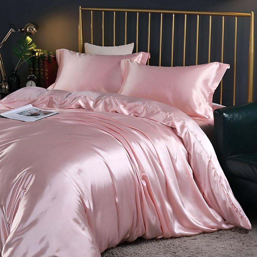 Poszewka na kołdrę jedwabna | Antybakteryjna, Oddychająca | Zestaw Pościeli