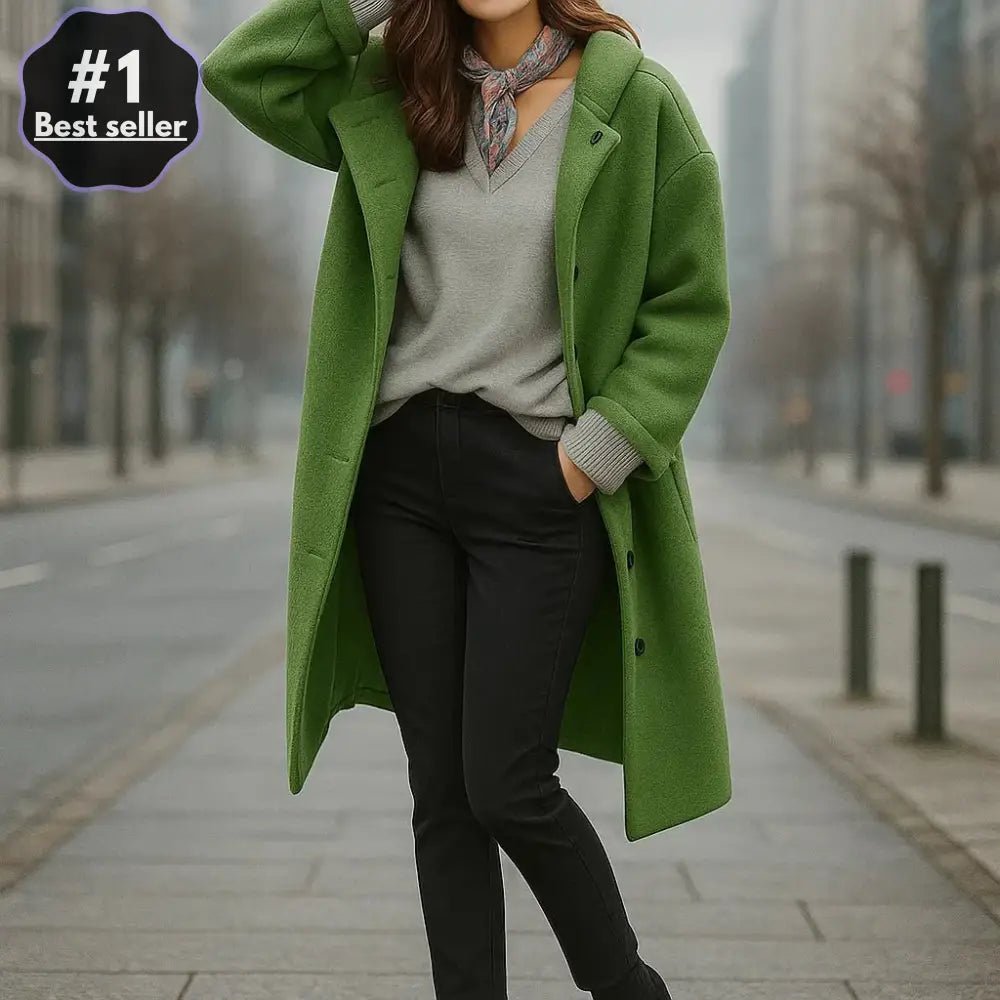 Averie – Limitowana Edycja Wełnianego Płaszcza Damskiego - vivano - warszawa