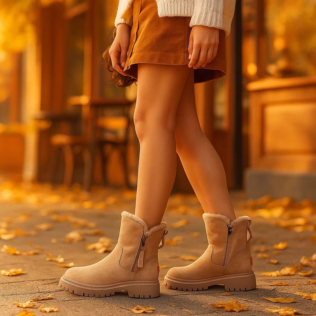 AYLA - Botki zimowe dla kobiet - Ciepłe i wygodne - vivano - warszawa