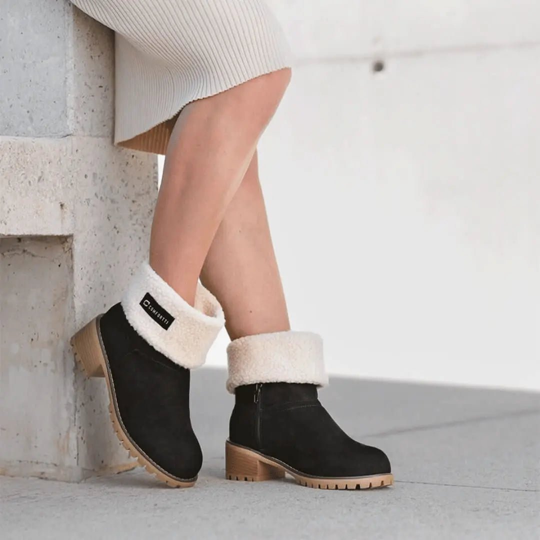 Bardzo Ciepłe i Stabilne Botki na Zimę - vivano - warszawa