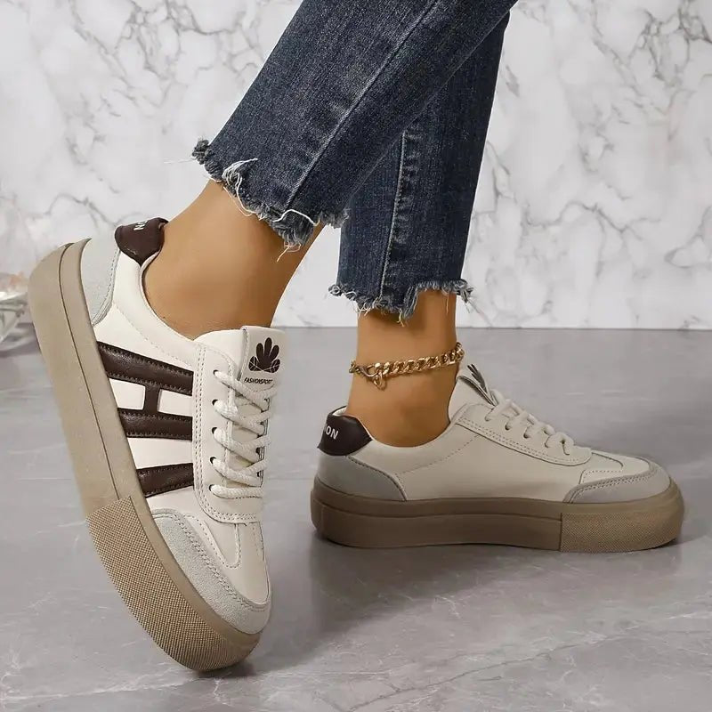 Trampki Damskie na Platformie – Sneakersy Retro