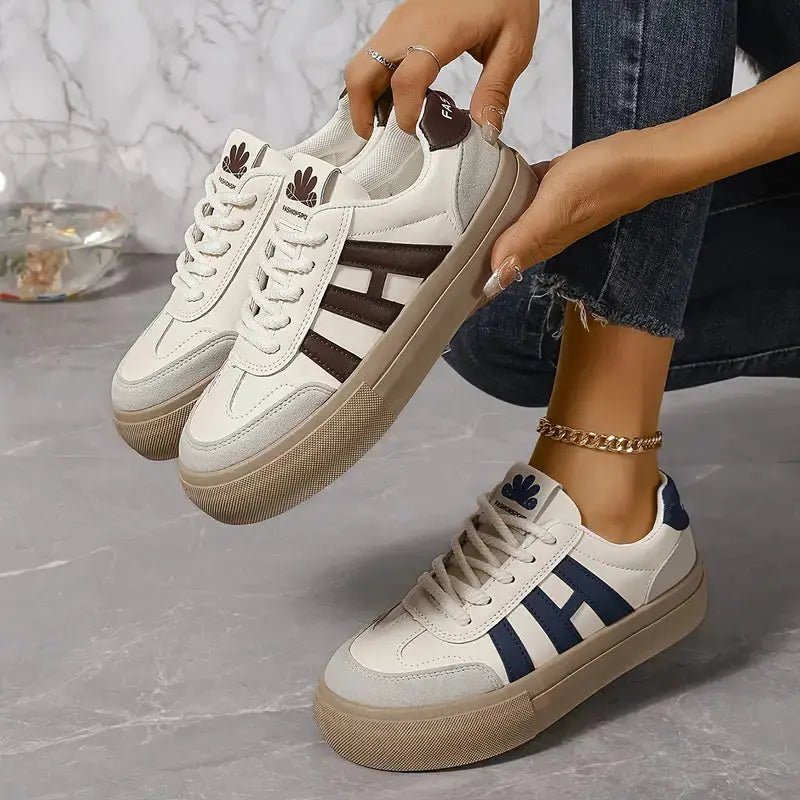 Trampki Damskie na Platformie – Sneakersy Retro