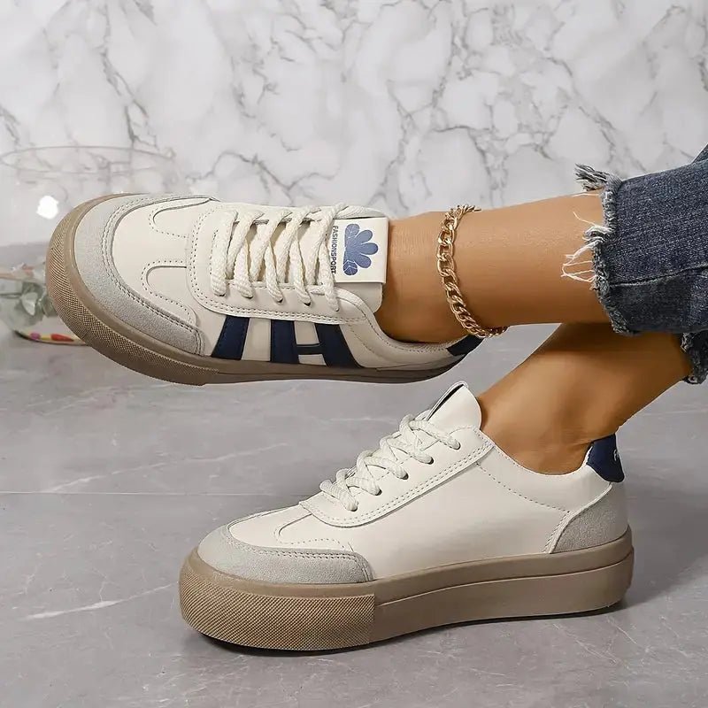 Trampki Damskie na Platformie – Sneakersy Retro