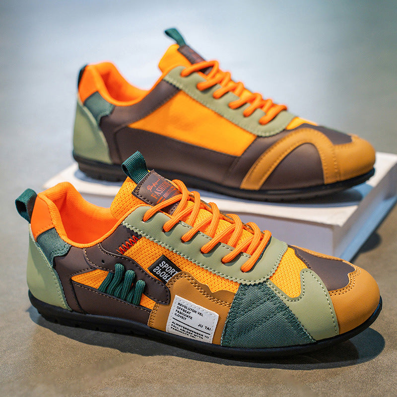 Sneakersy Sportowe | Kolorowe Bloki, Oddychające | Lekkie