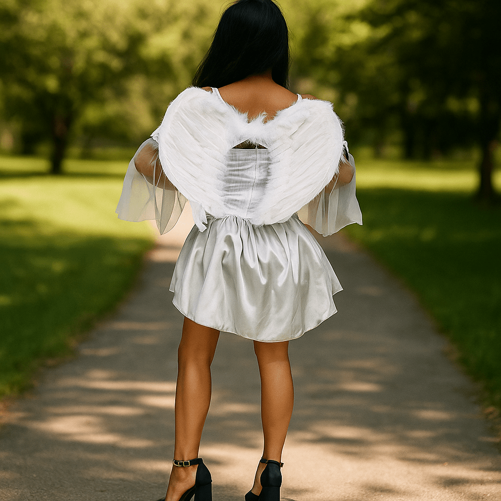 Bruna Mini Kostium - Upadły Anioł - Skrzydła - Unikalny Design - vivano - warszawa