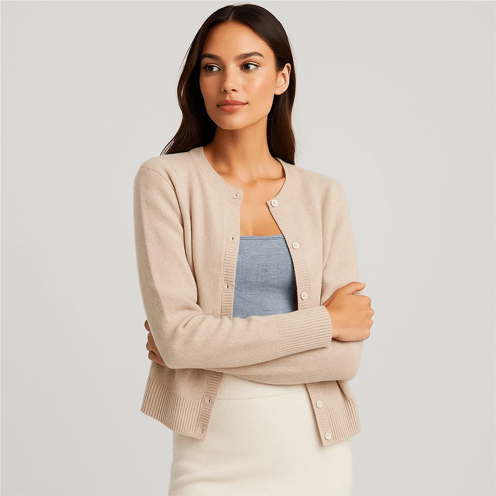 Cardigan Damski - Komfortowy - Stylowy - Jednokolorowy - Elegancki - vivano - warszawa