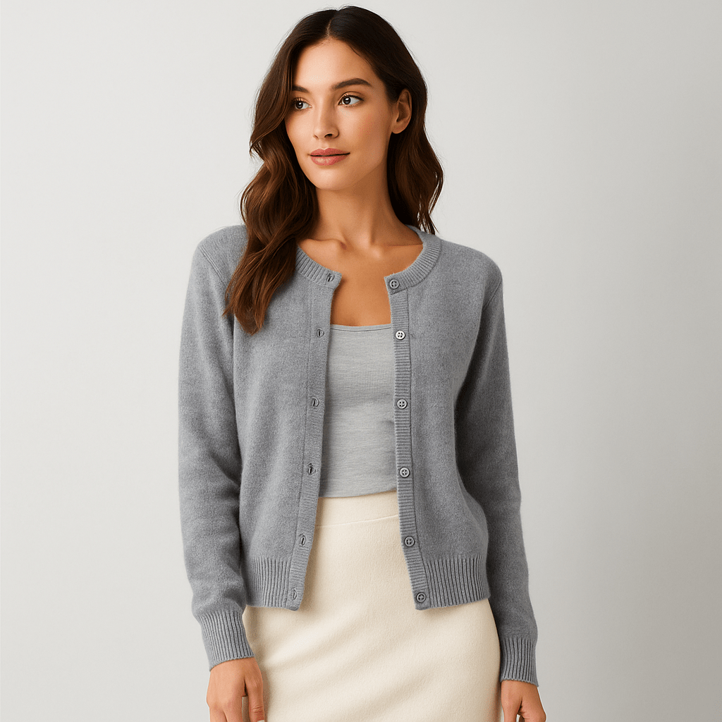 Cardigan Damski - Komfortowy - Stylowy - Jednokolorowy - Elegancki - vivano - warszawa