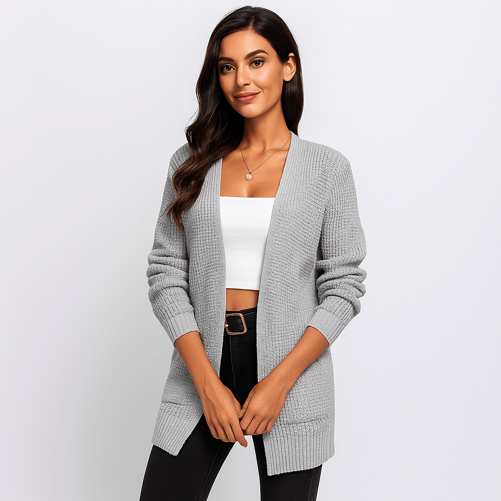 Cardigan - Skutecznie Ogrzewający - Wygodny - Stylowy Design - vivano - warszawa