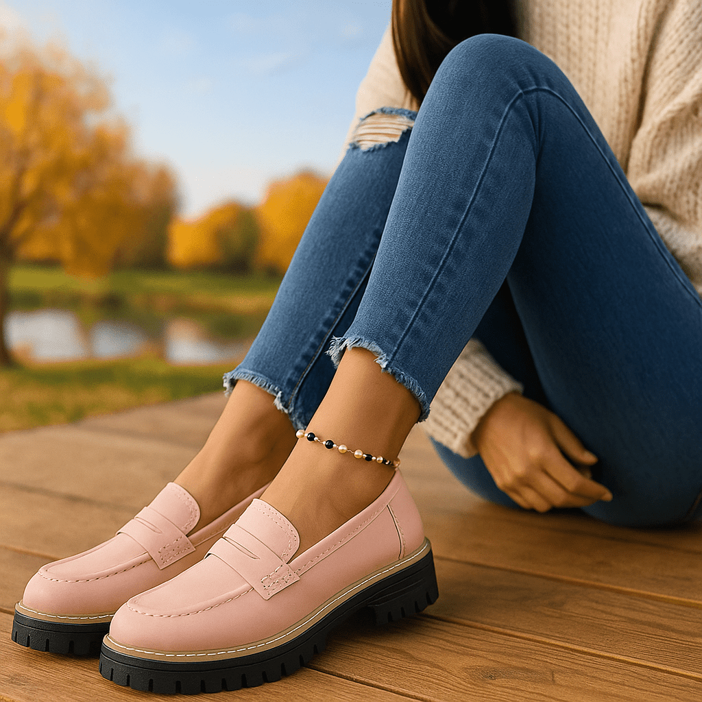 Chiara – mokasyny na platformie dla kobiet - vivano - warszawa