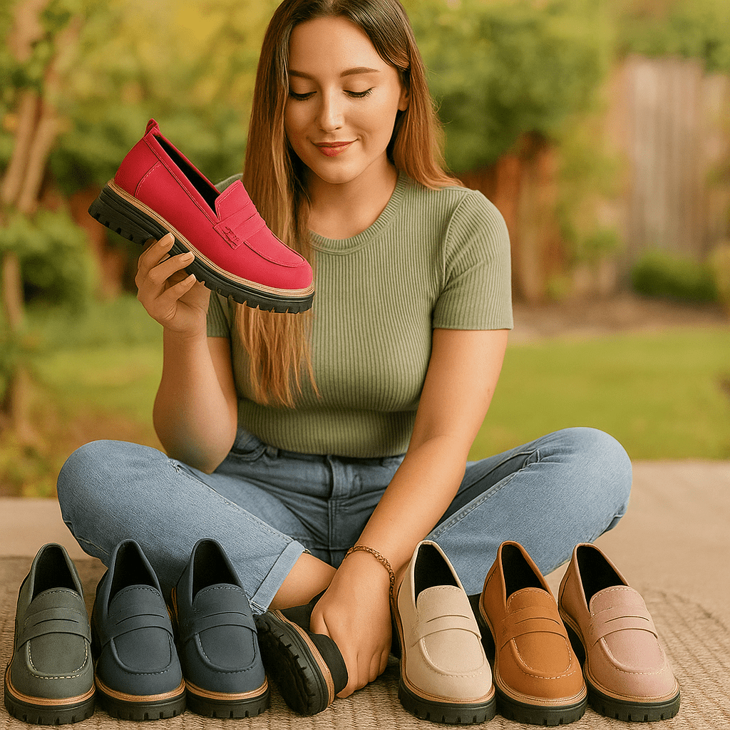 Chiara – mokasyny na platformie dla kobiet - vivano - warszawa