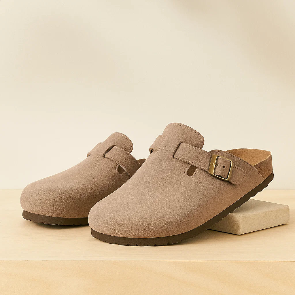 Chodaki Leana Damskie – Zamszowe i Anatomicznie Wygodne - vivano - warszawa