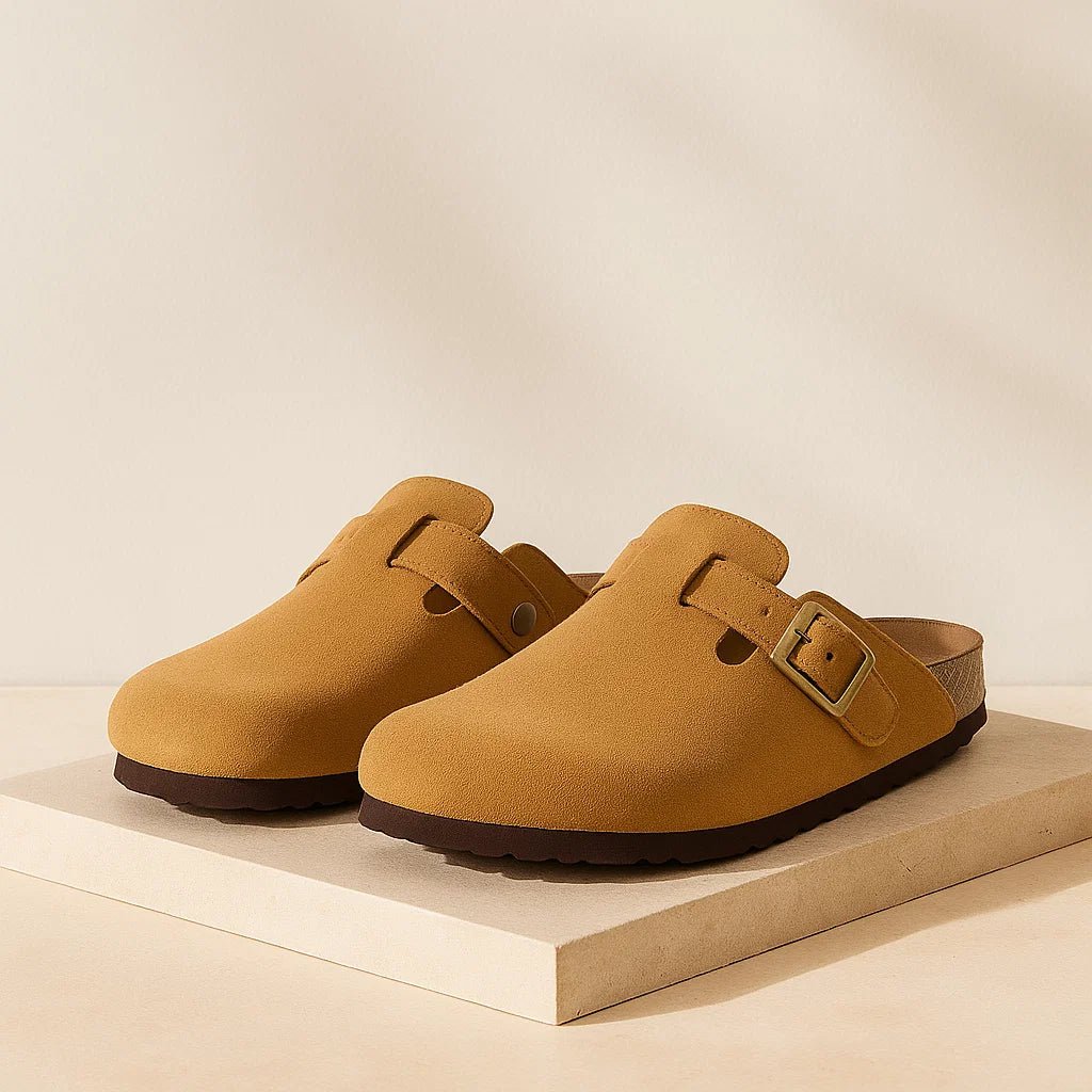 Chodaki Leana Damskie – Zamszowe i Anatomicznie Wygodne - vivano - warszawa