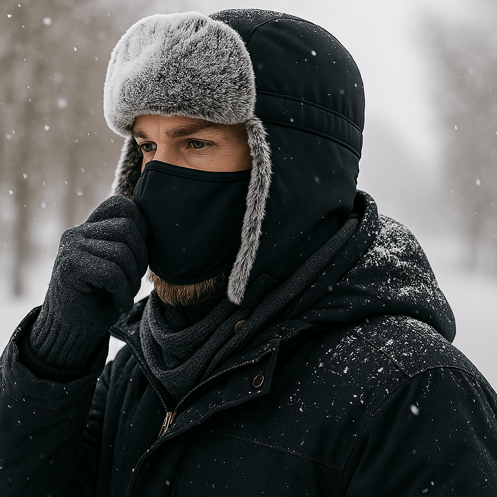 Czapka Alpin Zima - Ekstremalne ciepło - Styl zimowy - vivano - warszawa