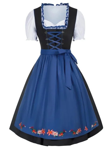 Damska Mini Dirndl - Tradycyjny Design Oktoberfest - Festywna Sukienka Trachten - vivano - warszawa
