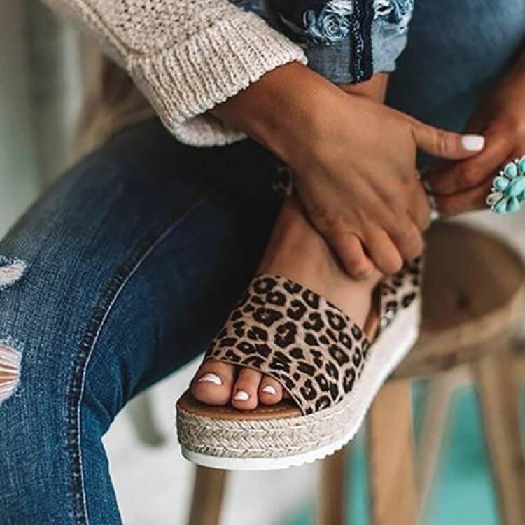 Damskie Espadryle Sandały - Koturnie z Paskiem Livia - vivano - warszawa