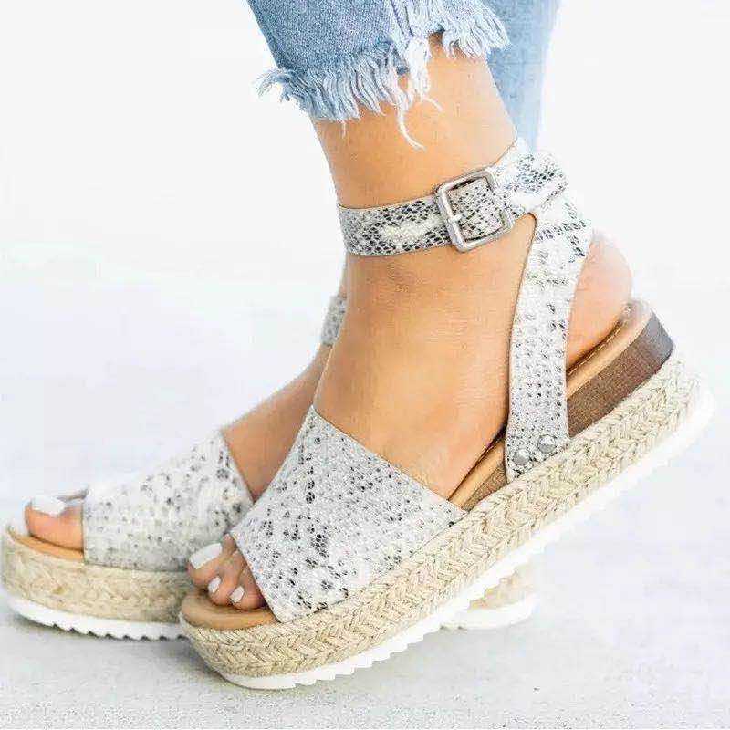 Damskie Espadryle Sandały - Koturnie z Paskiem Livia - vivano - warszawa