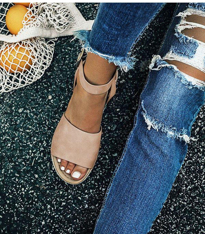 Damskie Espadryle Sandały - Koturnie z Paskiem Livia - vivano - warszawa