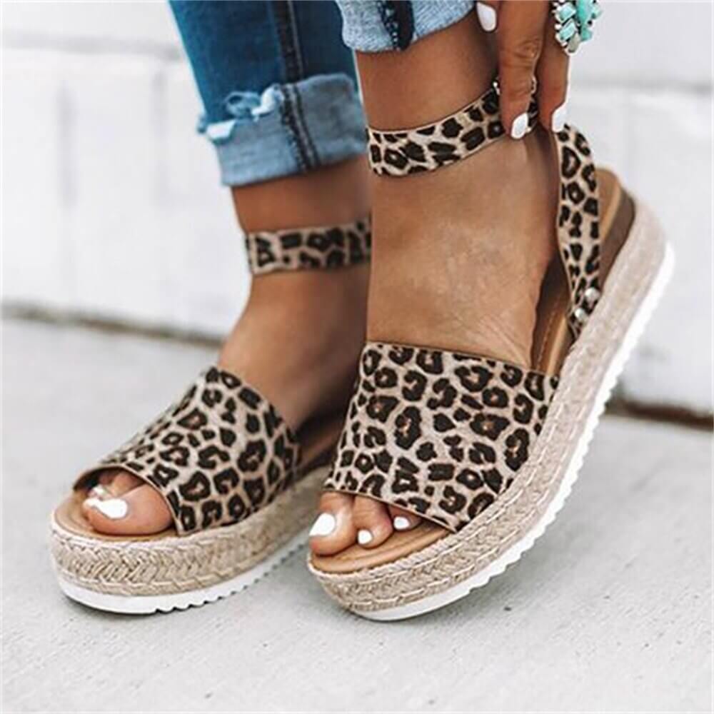 Damskie Espadryle Sandały - Koturnie z Paskiem Livia - vivano - warszawa