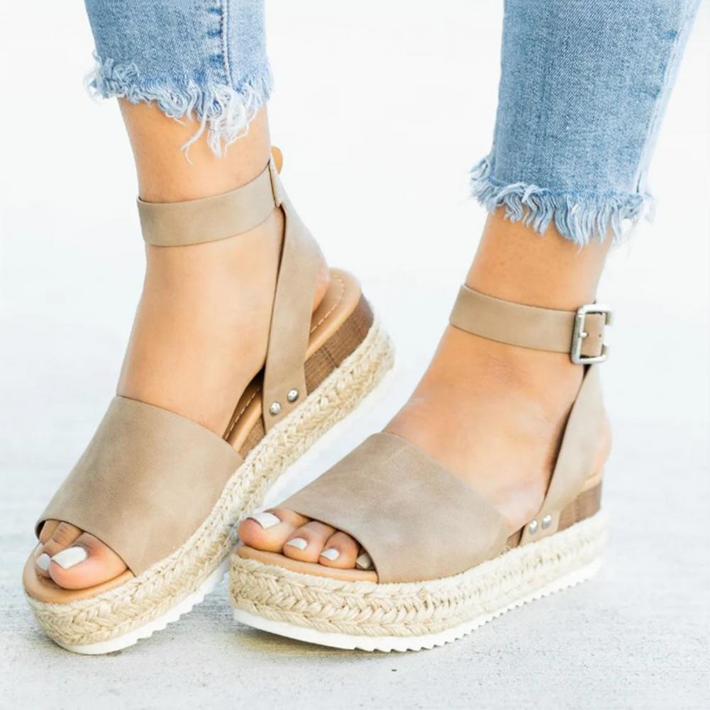 Damskie Espadryle Sandały - Koturnie z Paskiem Livia - vivano - warszawa