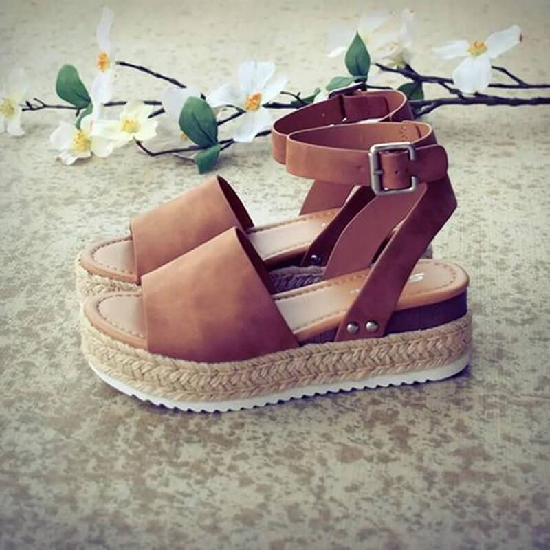 Damskie Espadryle Sandały - Koturnie z Paskiem Livia - vivano - warszawa