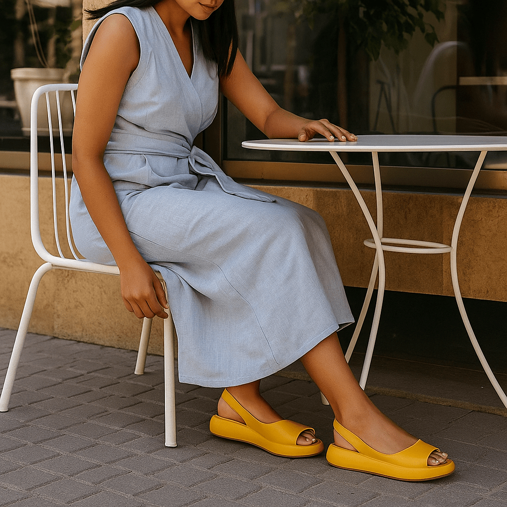 Damskie Ortopedyczne Sandały z Zakrytą Piętą - vivano - warszawa