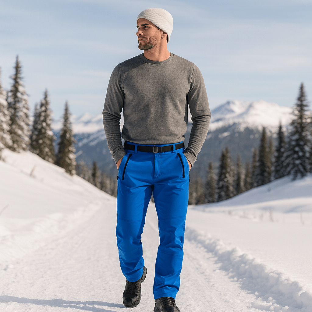 Damskie wodoodporne spodnie trekkingowe z polarem - vivano - warszawa