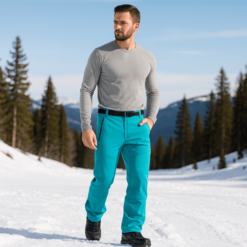 Damskie wodoodporne spodnie trekkingowe z polarem - vivano - warszawa