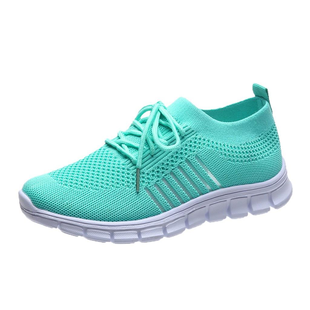 Damskie sneakersy ortopedyczne Flyknit oddychające z podparciem łuku stopy