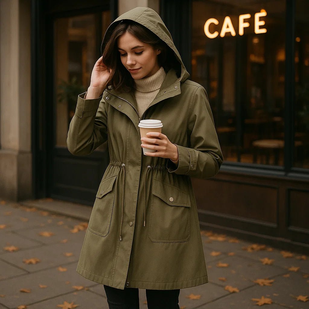 Dopasowana Kurtka Wiatrowa Dla Kobiet - vivano - warszawa