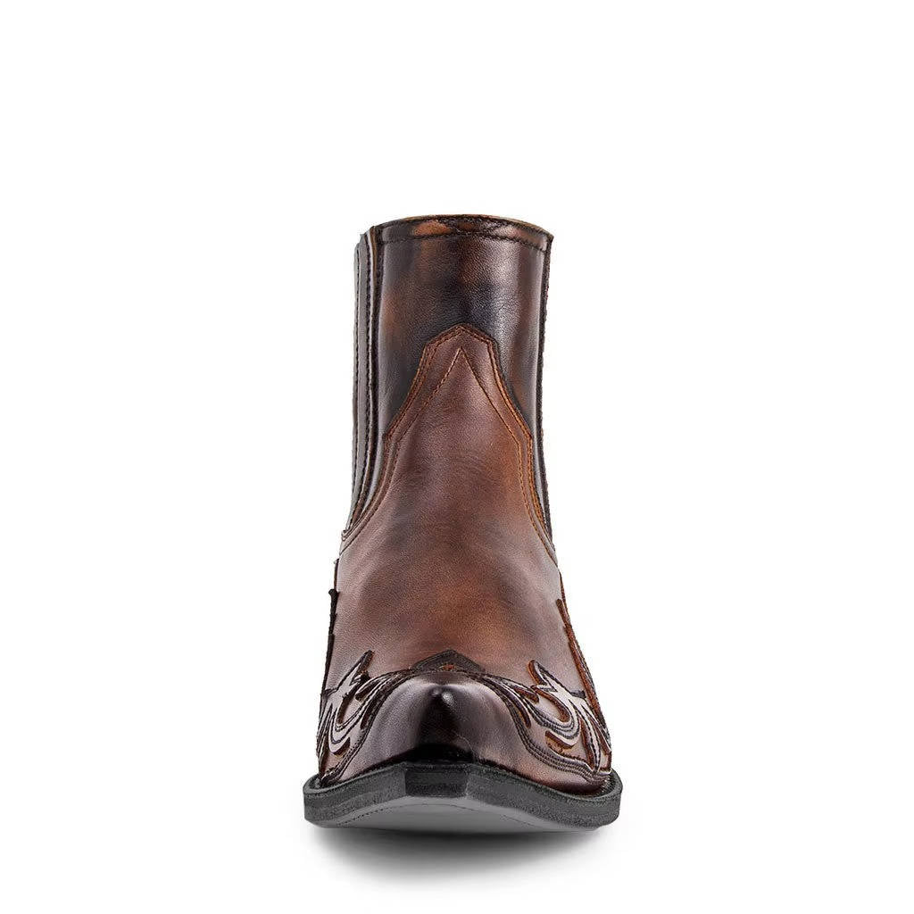 Buty Kowbojskie Damskie | Szpiczasty Nosek, Skóra PU