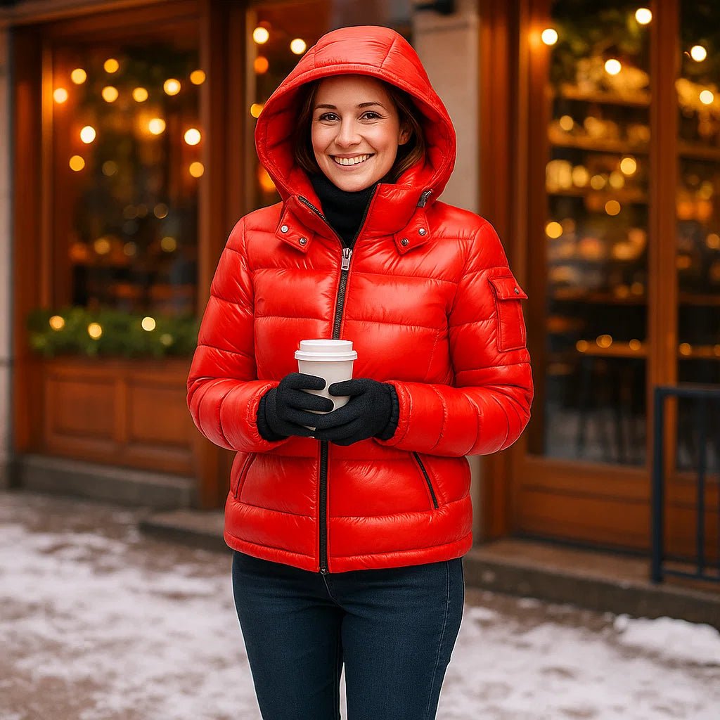 ÉléganceFroid Długa Kurtka Puchowa Damska - vivano - warszawa