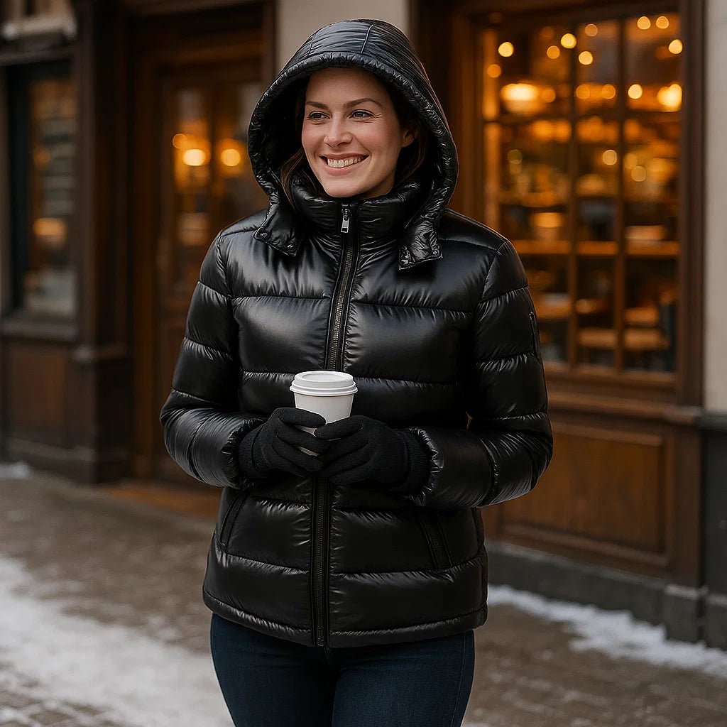 Elegancka kurtka puchowa Lang Marie - Ciepła - Stylowa - Komfortowa - vivano - warszawa