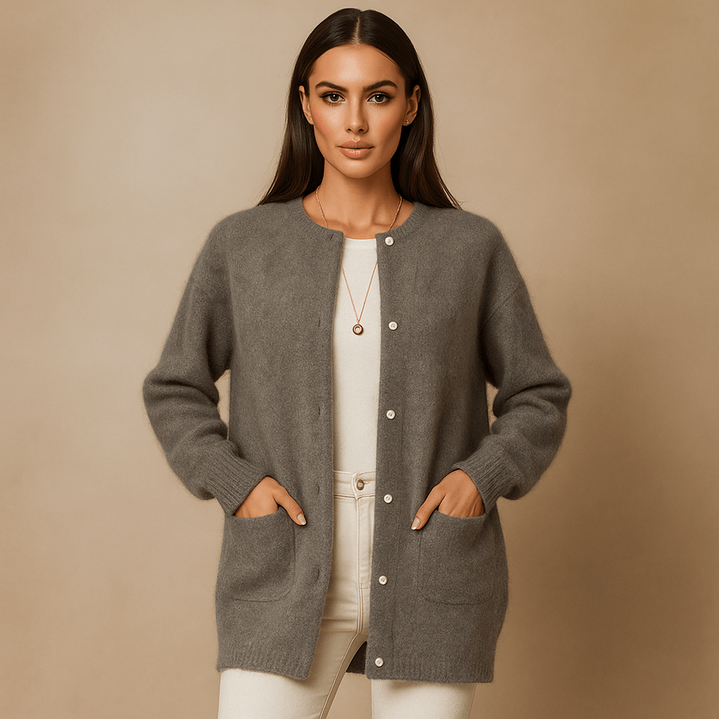 Elegancki kardigan - Stylowy komfort - Ponadczasowy design - vivano - warszawa