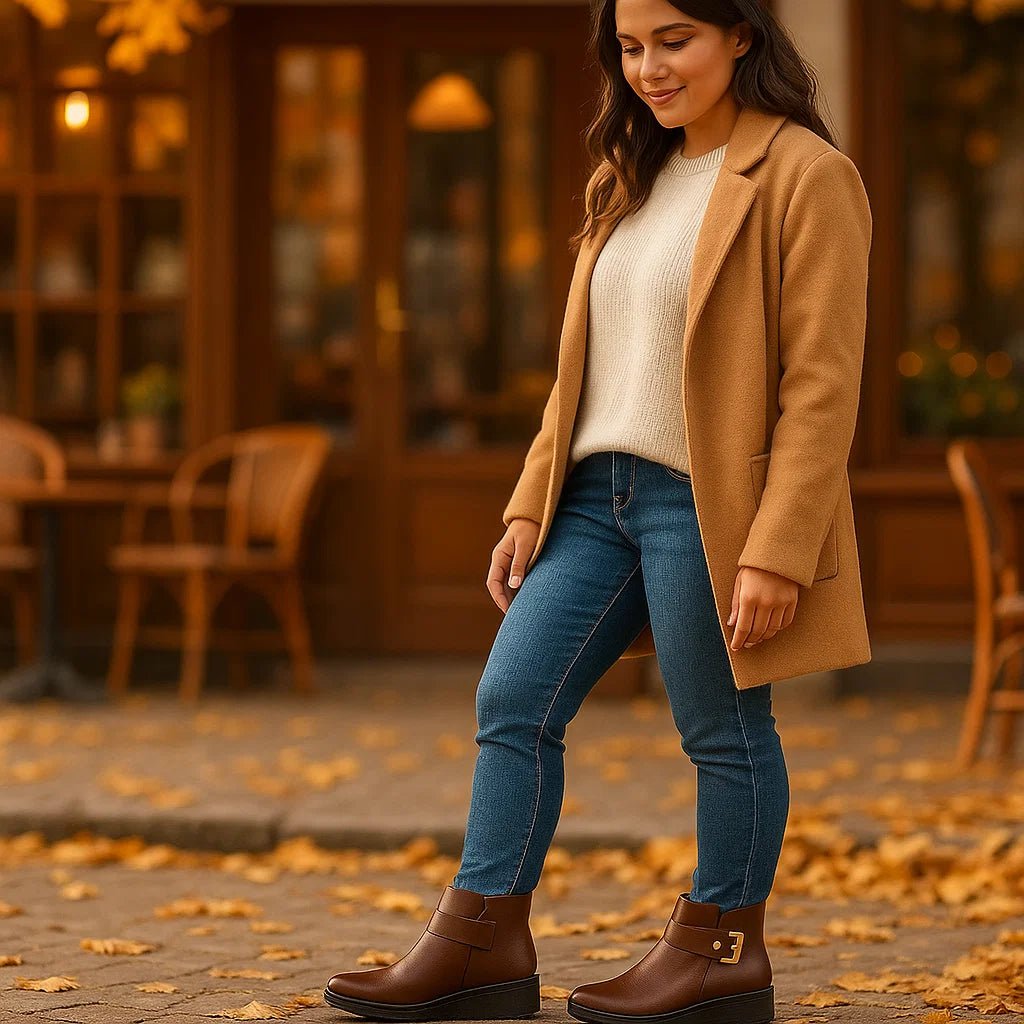 Elena – damskie ergonomicznye buty z ciepłą podszewką