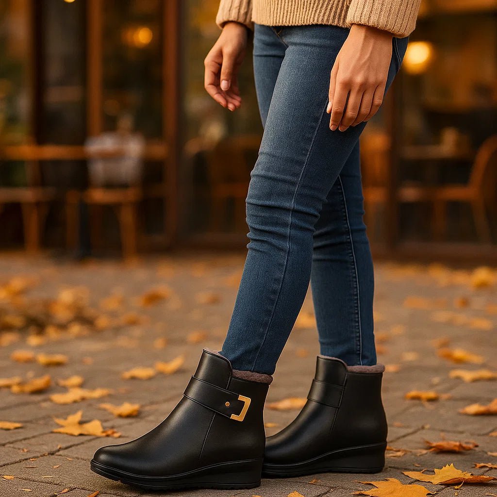 Elena – damskie ergonomicznye buty z ciepłą podszewką