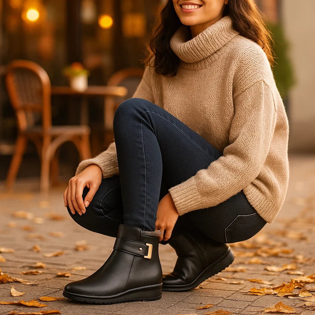 Elena – damskie ergonomicznye buty z ciepłą podszewką