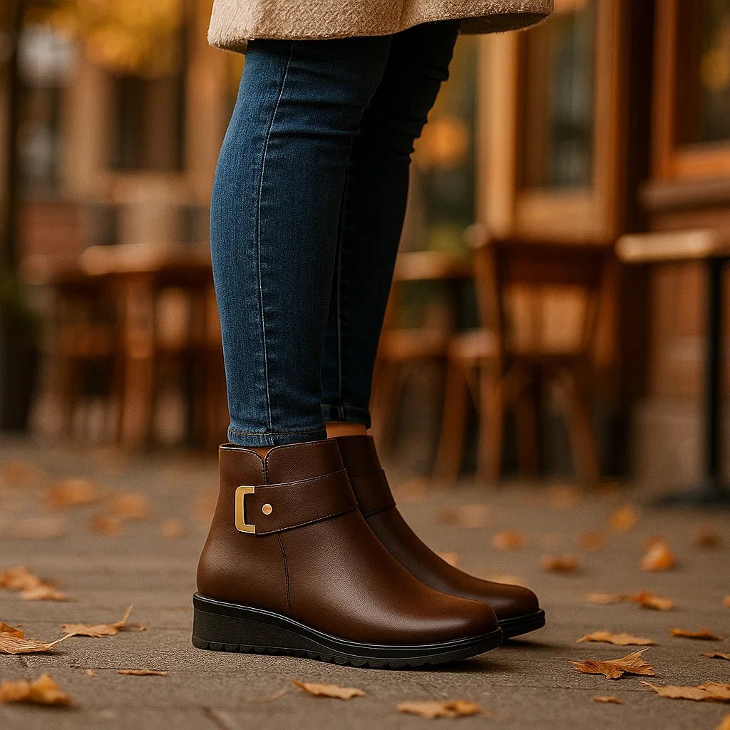 Elena – damskie ergonomicznye buty z ciepłą podszewką