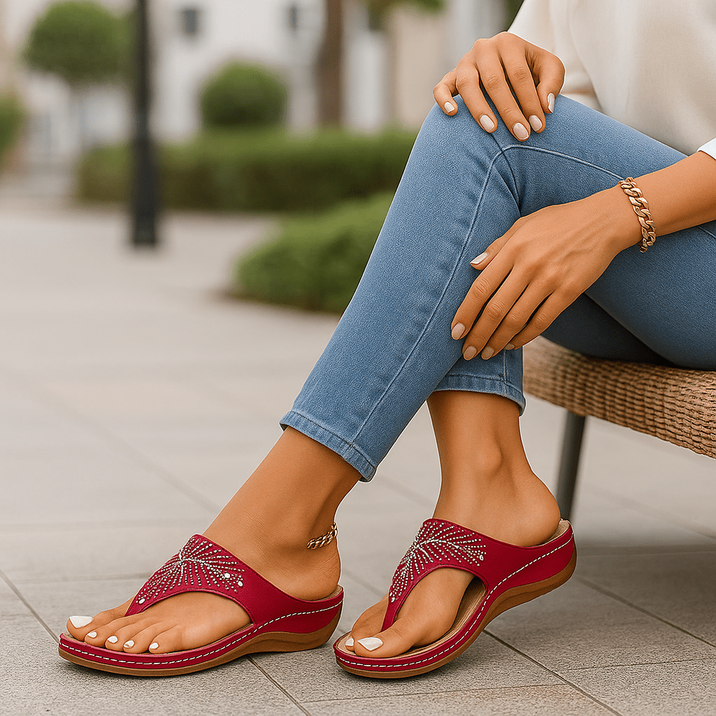 Elisa - Komfortowe Sandaly Ortopedyczne - Elegancki Styl - vivano - warszawa