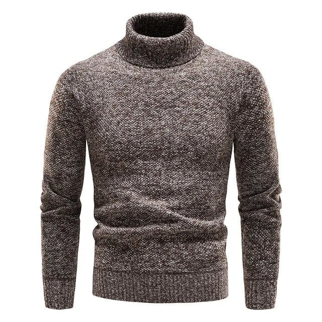 Męski sweter z golfem - wygodny i elegancki