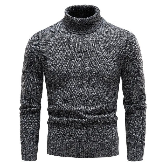 Męski sweter z golfem - wygodny i elegancki