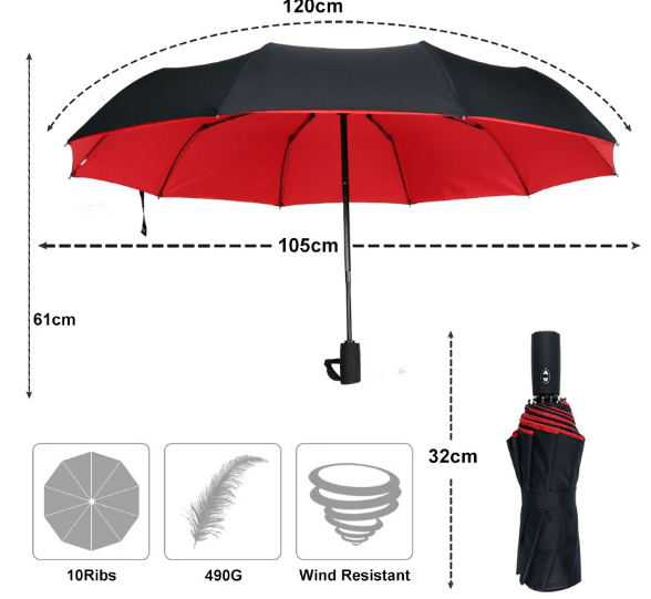 Frendorf | Wiatroodporny parasol przeciwdeszczowy - vivano - warszawa