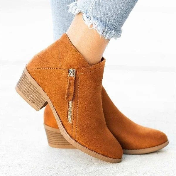 Buty damskie ortopedyczne | Wsparcie łuku, zamek błyskawiczny | Komfort