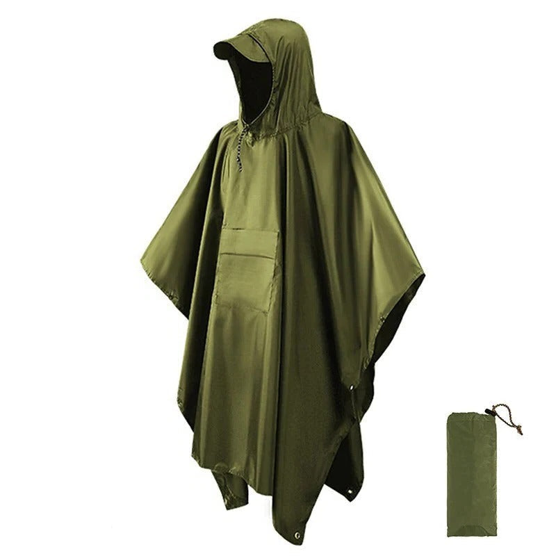Poncho impermeabile | Protezione pioggia, taglio ampio