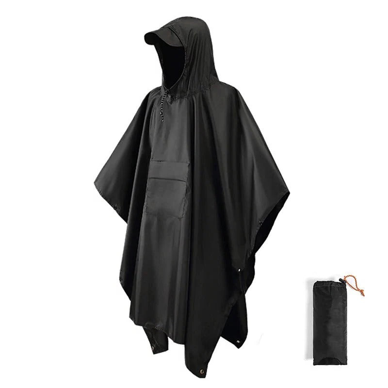 Poncho impermeabile | Protezione pioggia, taglio ampio