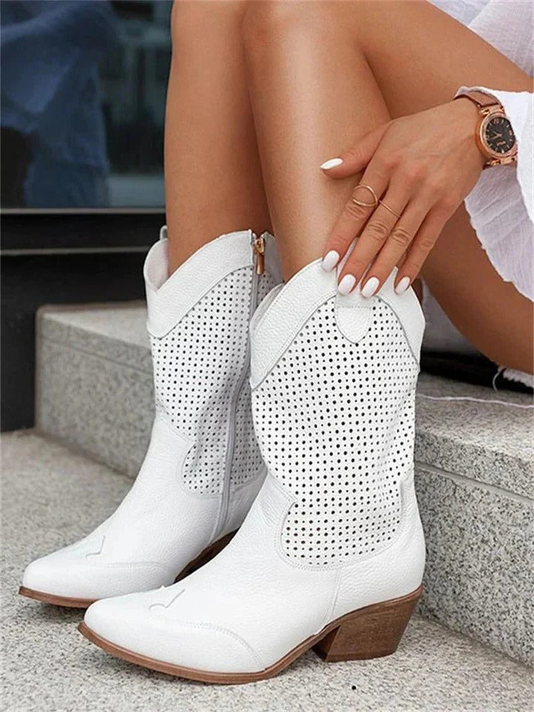 Buty damskie | Połowa łydki, Zamek błyskawiczny | Casual