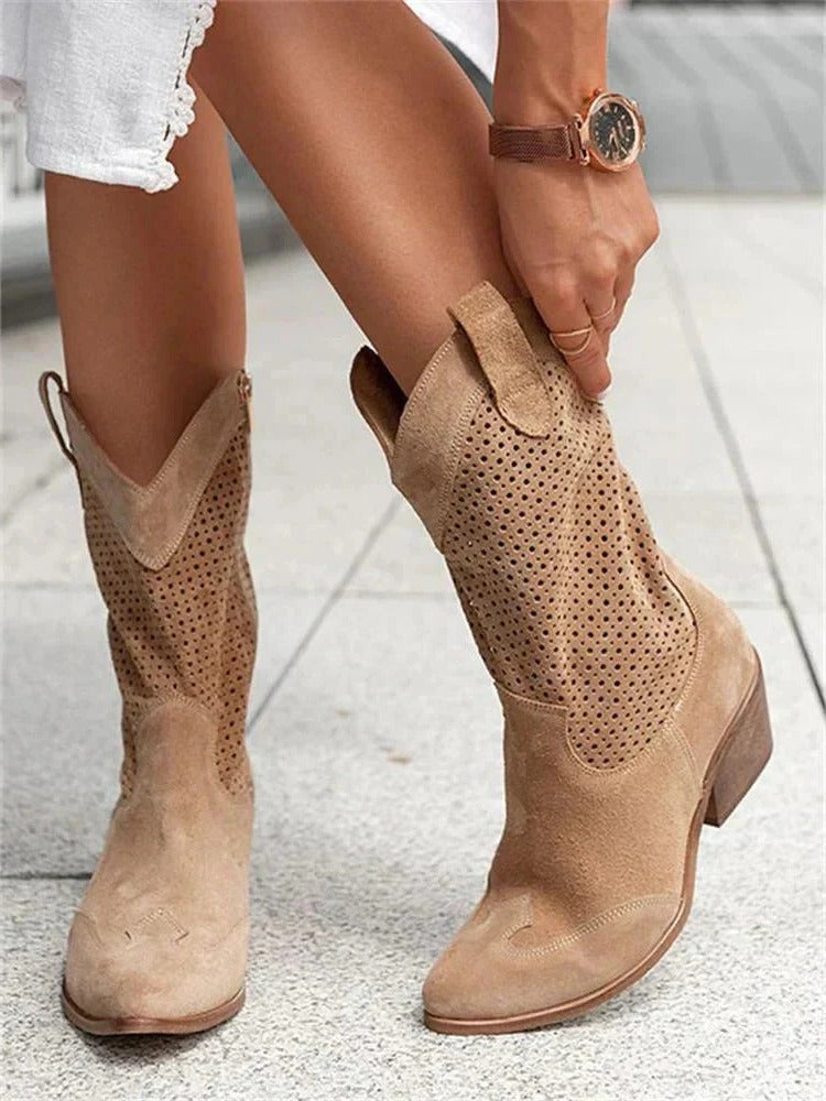 Buty damskie | Połowa łydki, Zamek błyskawiczny | Casual