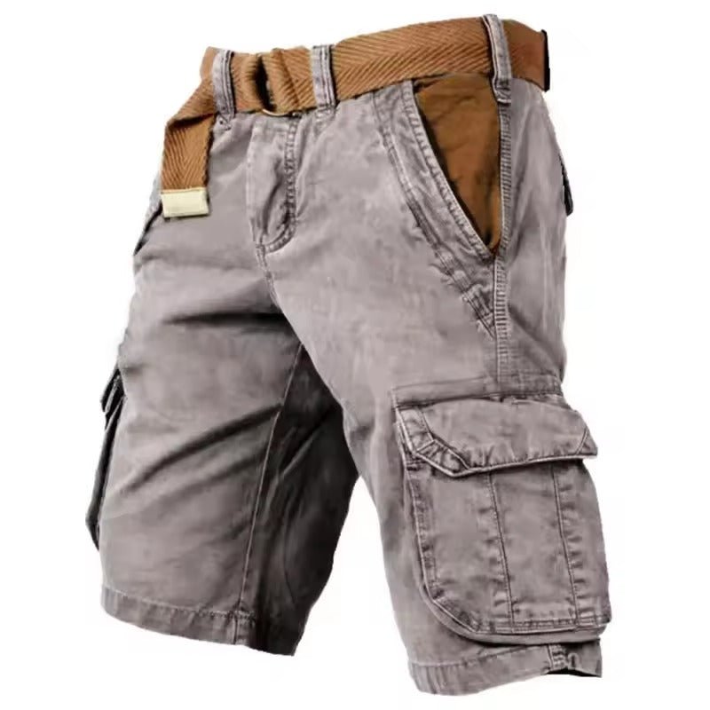 Spodenki Cargo Męskie | Outdoor & Codzienny | Wiele Kieszeni